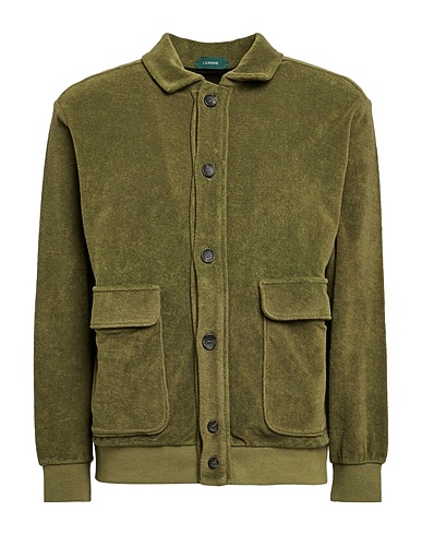 ZANONE Felpa Verde militare 100% Cotone