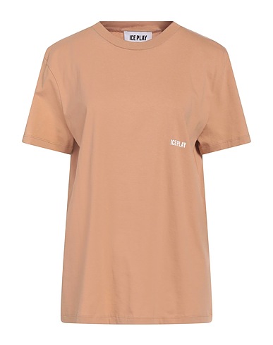 ICE PLAY Basic T-Shirt Camel 100% Cotton