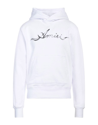 AMIRI Hooded track jacket  White 100% Cotton, Elastane