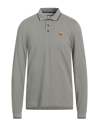 AERONAUTICA MILITARE Polo Verde salvia 95% Cotone, 5% Elastan