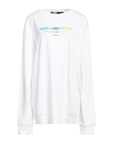 KARL LAGERFELD Sweatshirt White 100% Cotton