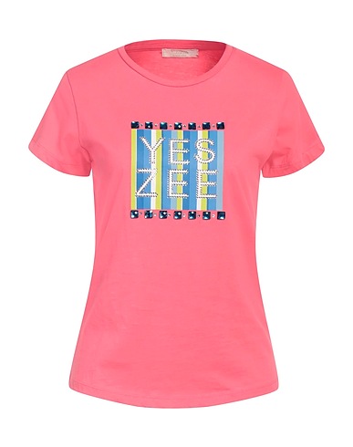 YES ZEE by ESSENZA T-shirt URBAN CHIC Rosa 100% Cotone