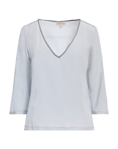 CAMICETTASNOB Top Grigio chiaro 100% Seta