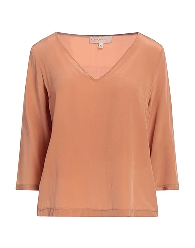 CAMICETTASNOB Top Cammello 100% Seta
