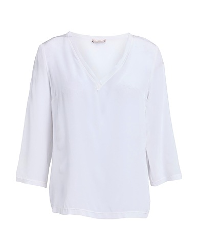 CAMICETTASNOB Silk top White 100% Silk