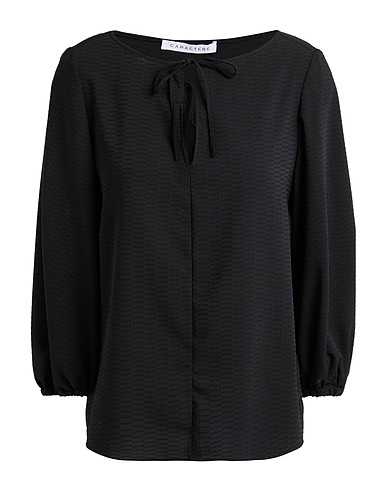 CARACTÈRE Top Black 100% Polyester