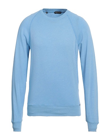 TOM FORD Felpa Blu chiaro 50% Cotone, 50% Acrilico