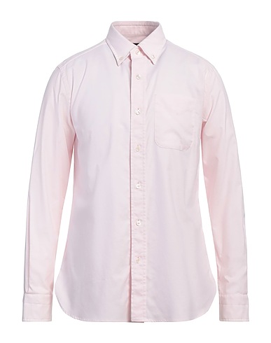 TOM FORD Solid color shirt Light pink 100% Cotton