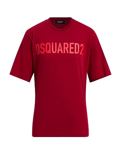 DSQUARED2 T-Shirt Bordeaux 100% Baumwolle