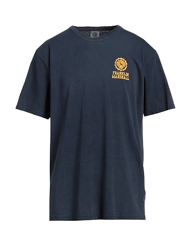 FRANKLIN & MARSHALL Basic T-Shirt Marineblau 100% Baumwolle