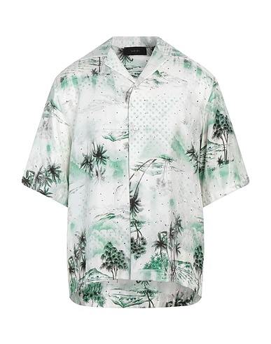 AMIRI Patterned shirt Green 100% Silk