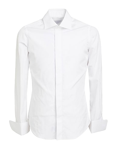 MASTAI FERRETTI Solid colour shirt 100% Cotton