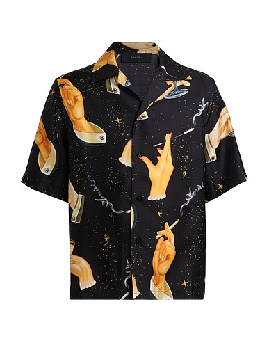 AMIRI Patterned shirt Black 100% Silk