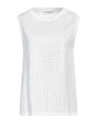 EMMA & GAIA Top White 100% Cotton