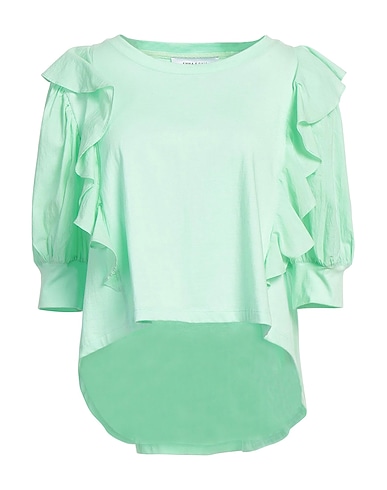 EMMA & GAIA T-shirt Light green 100% Cotton