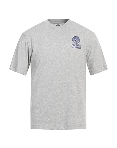 FRANKLIN & MARSHALL T-shirt Light grey 70% Cotton, 30% Polyester