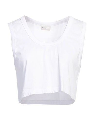 DRIES VAN NOTEN Crop top White 100% Cotton
