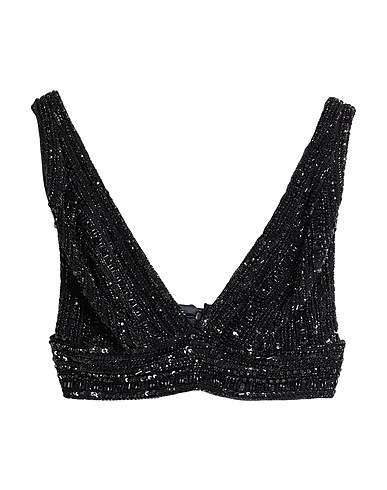 ELISABETTA FRANCHI Top Black 100% Polyamide