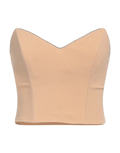 ELISABETTA FRANCHI Bustier Sand 97% Viscose, 3% Elastane