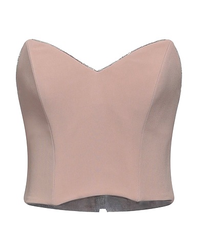 ELISABETTA FRANCHI Bustier Taupe 97% Viscose, 3% Elastane