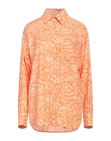 STELLA McCARTNEY Patterned shirts & blouses Mandarin 100% Silk