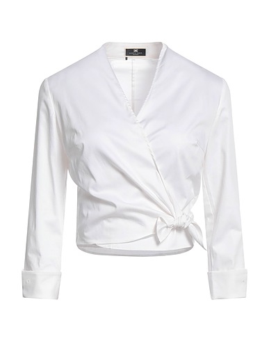 ELISABETTA FRANCHI Top Bianco 98% Poliestere, 2% Elastan