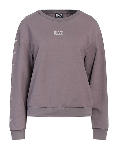 EA7 Sweatshirt Taupe 47% Cotton, 47% Polyester, 6% Elastane