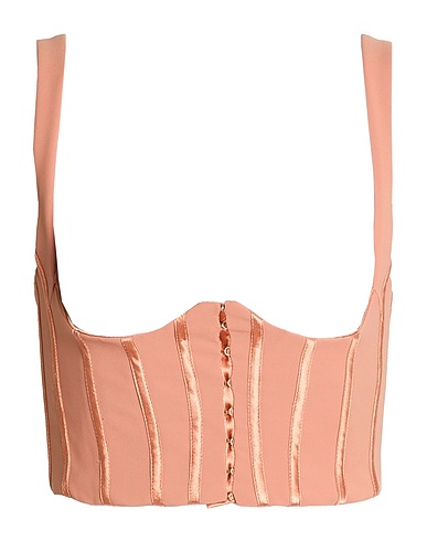 ELISABETTA FRANCHI Bustier Light brown 84% Polyamide, 16% Elastane