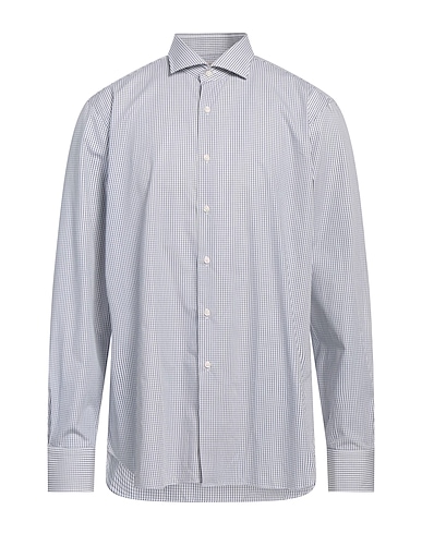 ALESSANDRO GHERARDI Checked shirt SOFT Blue 100% Cotton