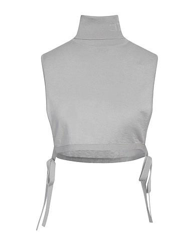 ELISABETTA FRANCHI Top Light grey 50% Silk, 30% Wool, 20% Cashmere