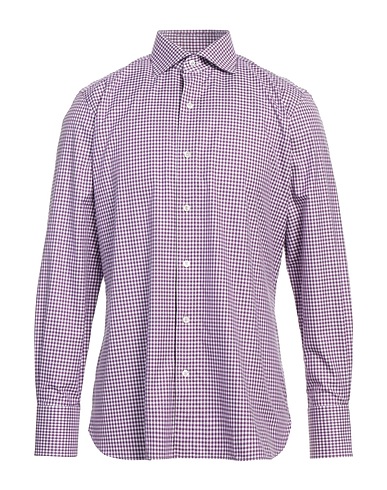 TOM FORD Checked shirt Purple 100% Cotton