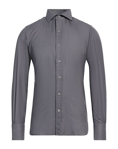 TOM FORD Solid colour shirt Lead 100% Cotton