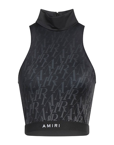 AMIRI Top Black 78% Polyester, 22% Elastane