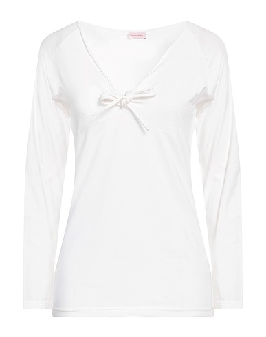 ROSSOPURO Top White 100% Cotton