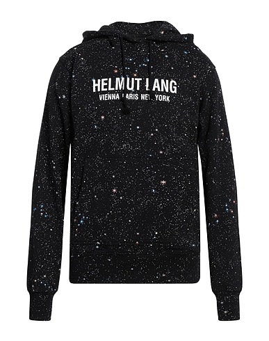 HELMUT LANG Felpa Nero 100% Cotone, Elastan
