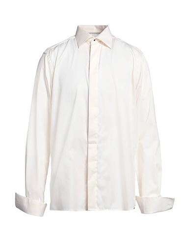 ETON Einfarbiges Hemd Elfenbein 100% Baumwolle