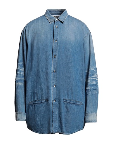 MAGLIANO Denim shirt Blue 100% Cotton