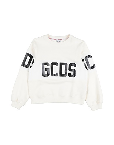 GCDS MINI Sweatshirt White 100% Cotton, Elastane