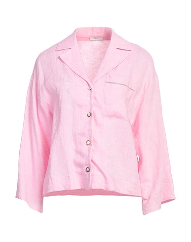 PESERICO Linen shirt Pink 100% Linen