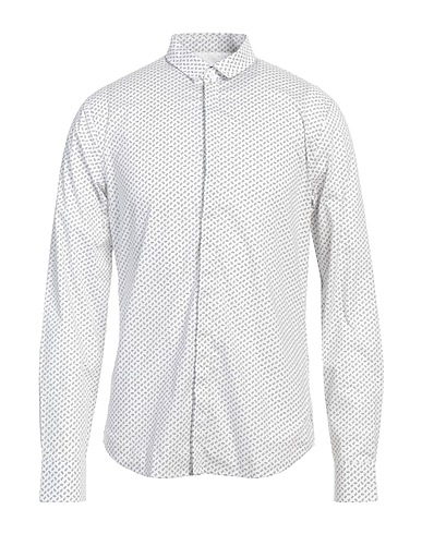 ARMANI EXCHANGE Camicia fantasia Bianco 97% Cotone, 3% Elastan