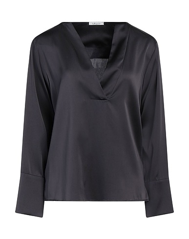 I HEART Top Charcoal 92% Silk, 8% Elastane