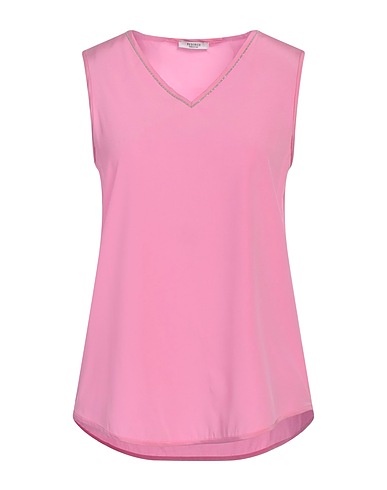 PESERICO Top Pink 94% Silk, 6% Elastane