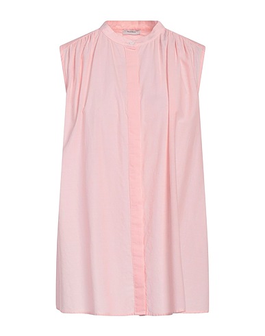 PESERICO Striped shirt Salmon pink 100% Cotton