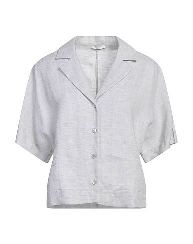 PESERICO Linen shirt Light grey 100% Linen