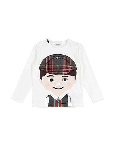 DOLCE&GABBANA T-shirt Off white 80% Cotton, 20% Virgin Wool
