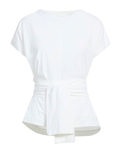 ALPHA STUDIO T-shirt BIANCO 98% Cotton, 2% Elastane
