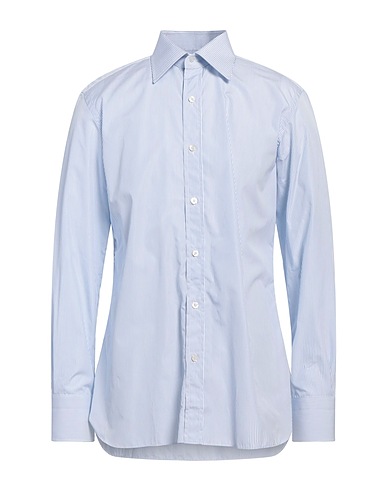 TOM FORD Striped shirt Sky blue 100% Cotton
