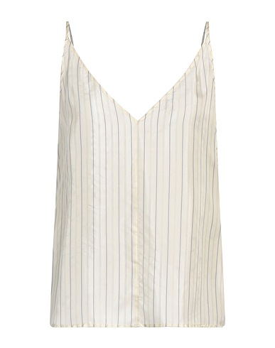 ALYSI TOPS & TEES Ivory 53% Acetate, 47% Viscose