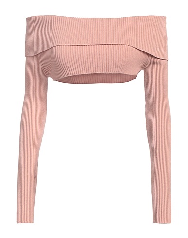 ELISABETTA FRANCHI Off-the-shoulder top Blush 70% Viscose, 30% Polyester