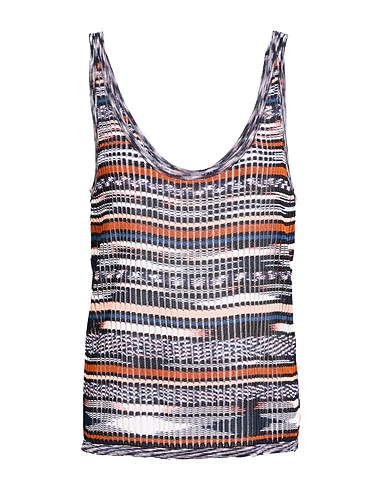 MISSONI Top Navy blue 100% Viscose